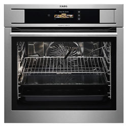 AEG BS836680KM ProCombi Electric Single Steam Oven, Stainless Steel
